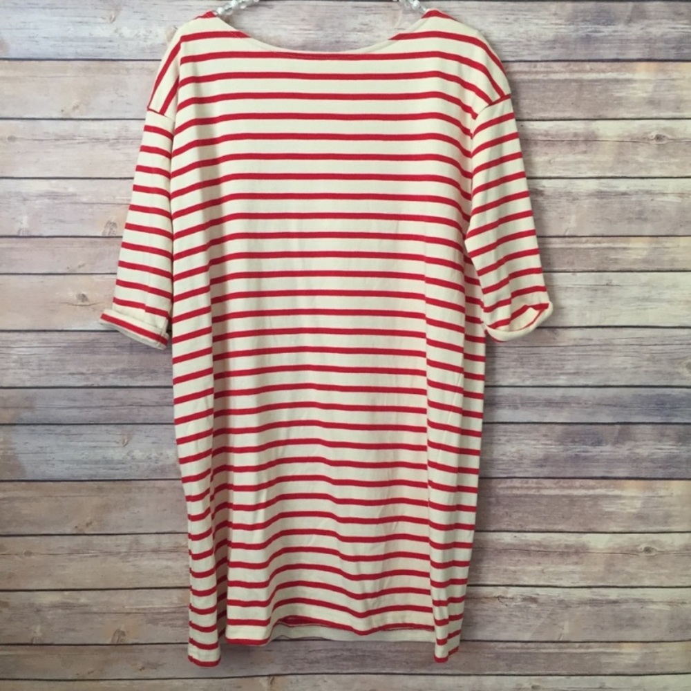 Topshop Red & White Dress
